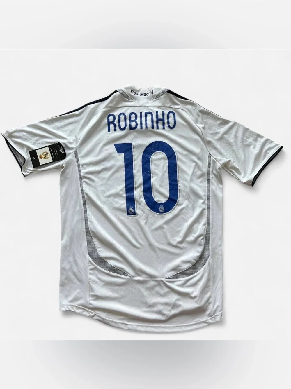 NWT Vintage Real Madrid Robinho #10 Jersey Men’s M White